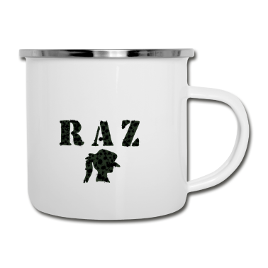 Geburtstagsgeschenk Vater Emaille Tasse - Fammilienname Geburtsjahr Geburtstagsgeschenk Cool