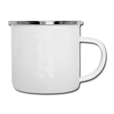 Geburtstagsgeschenk Vater Emaille Tasse - Vater Bear Bär Spaß Vater Geburtstags Geschenk