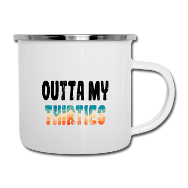 Geburtstagsgeschenk Vater Emaille Tasse - Cooles Vintage Retro Geburtstagsgeschenk für Ihre