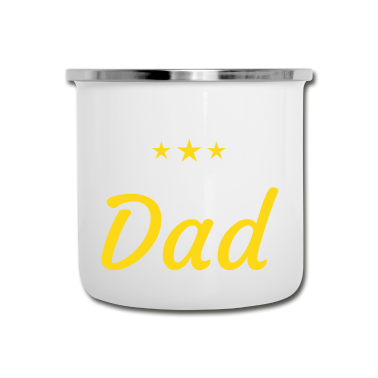 Geburtstagsgeschenk Vater Emaille Tasse - Vater Geschenk