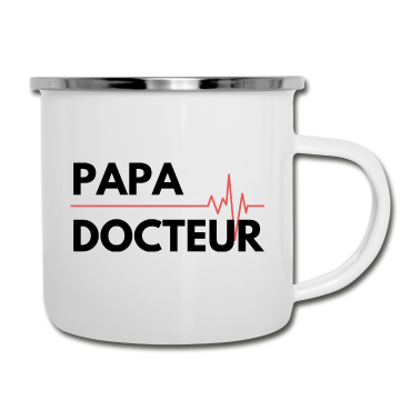 Geburtstagsgeschenk Vater Emaille Tasse - Papa Vater Vater Vatertag Geschenk
