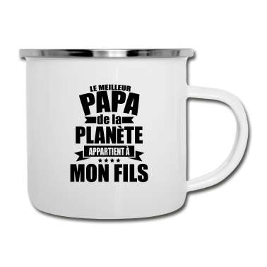 Geburtstagsgeschenk Vater Emaille Tasse - bester Vater Geschenk Vater Geburtstag Geburtstag