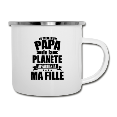 Geburtstagsgeschenk Vater Emaille Tasse - bester Vater Geschenk Vater Geburtstag Geburtstag