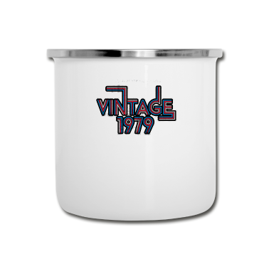 Geburtstagsgeschenk Vater Emaille Tasse - Retro 40. Geburtstagsgeschenke der Weinlese 1979