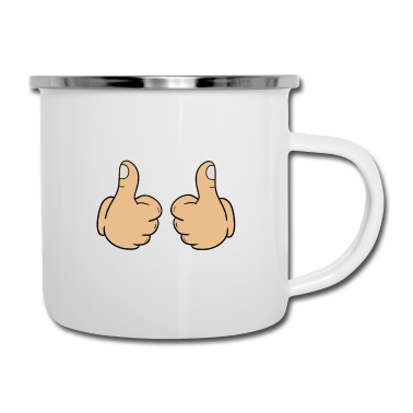 Geburtstagsgeschenk Vater Emaille Tasse - Awesome Expert T-Shirt Design Vertrauen Sie mir, ich bin ein
