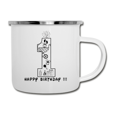 Geburtstagsgeschenk Vater Emaille Tasse - Tolles Geburtstagsgeschenk für Mädchen Geschenk