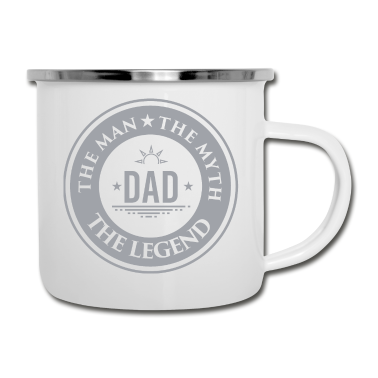 Geburtstagsgeschenk Vater Emaille Tasse - Geburtstag Geschenk Vater Vatertag Geburtstagsgesc