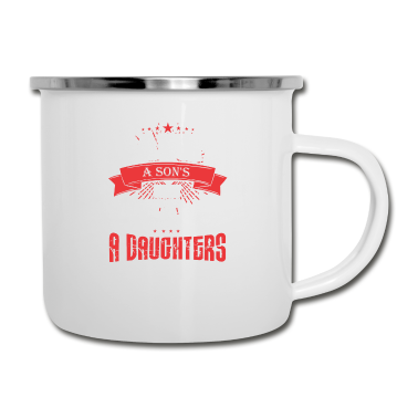 Geburtstagsgeschenk Vater Emaille Tasse - Geburtstag Geschenk Vater Vatertag Geburtstagsgesc