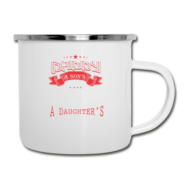 Geburtstagsgeschenk Vater Emaille Tasse - Geburtstag Geschenk Vater Vatertag Geburtstagsgesc