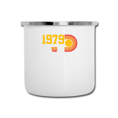 Geburtstagsgeschenk Vater Emaille Tasse - Vintage 40. Geburtstagsgeschenke 1979 in limitierter Auflage