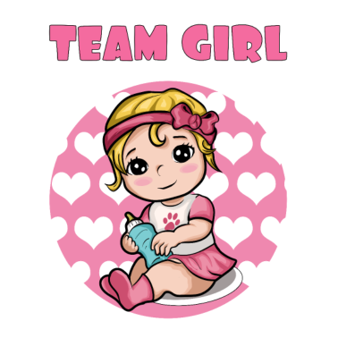 Motiv Party Team Süss Pink Mädchen Tochter I Geschenk