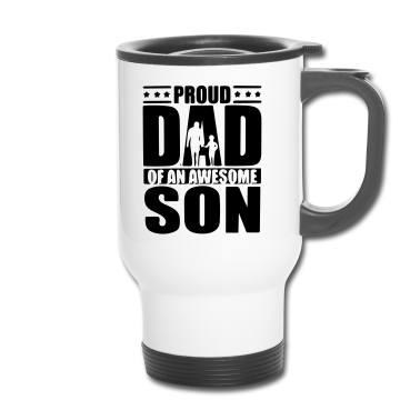 Geburtstagsgeschenk Vater Thermobecher - Vater Sohn Stolzer Vater Vater Vatertagsgeschenk