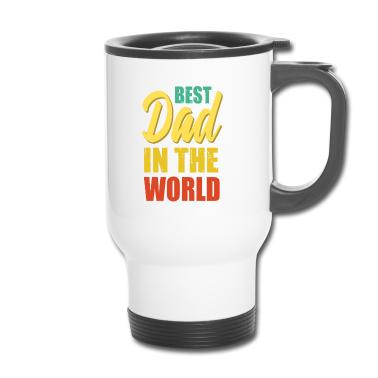 Geburtstagsgeschenk Vater Thermobecher - Bester Vater der Welt - Größter Vater