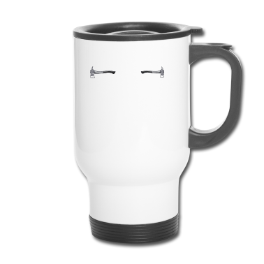Geburtstagsgeschenk Vater Thermobecher - Bart Holzfäller Geschenk Geburtstagsgeschenk