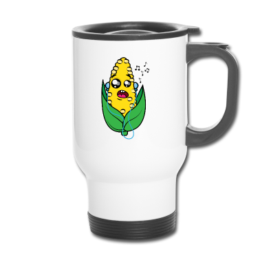 Geburtstagsgeschenk Vater Thermobecher - Corn Musik hören