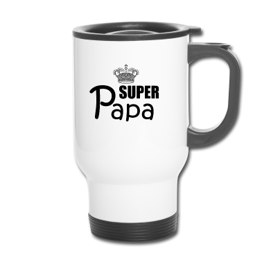 Geburtstagsgeschenk Vater Thermobecher - Super Papa Geburtstagsgeschenk Idee