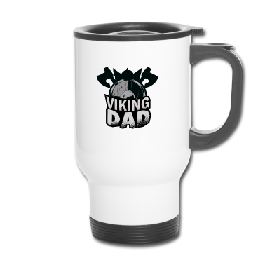 Geburtstagsgeschenk Vater Thermobecher - Wikinger Vater