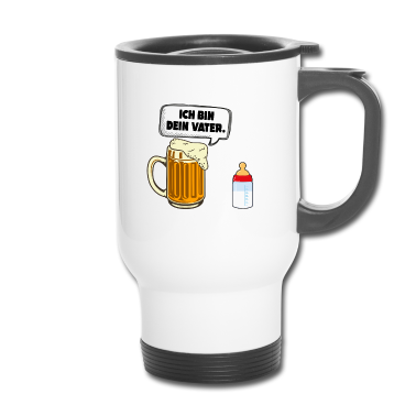 Geburtstagsgeschenk Vater Thermobecher - bier ich bin dein vater