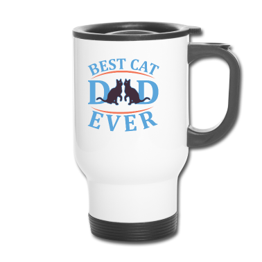 Geburtstagsgeschenk Vater Thermobecher - Süsser Katzenspruch Männer Geburtstagsgeschenk