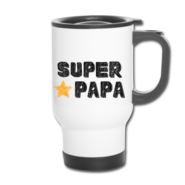 Geburtstagsgeschenk Vater Thermobecher - Super Vater Vater-Vater Geschenk