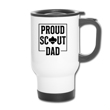 Geburtstagsgeschenk Vater Thermobecher - Pfadfinder Papa Vater