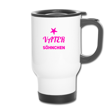 Geburtstagsgeschenk Vater Thermobecher - Väter und Söhne