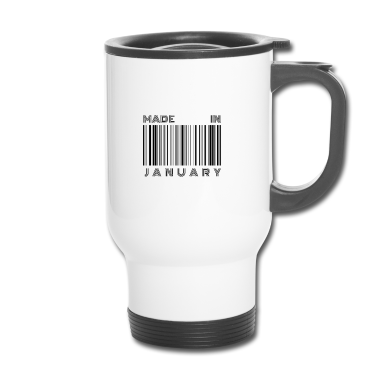 Geburtstagsgeschenk Vater Thermobecher - Made in January | Geburtstagsgeschenk Januar