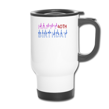 Geburtstagsgeschenk Vater Thermobecher - 40 Geburtstag 40er Geburtstagsgeschenk