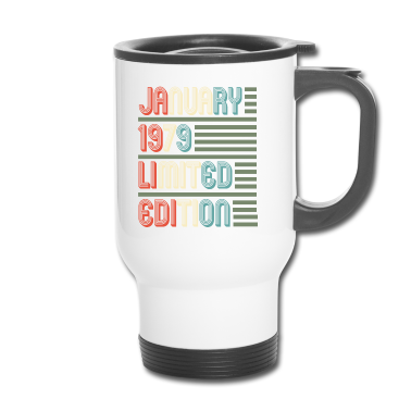 Geburtstagsgeschenk Vater Thermobecher - Januar Cool Vintage Retro Geburtstagsgeschenk für
