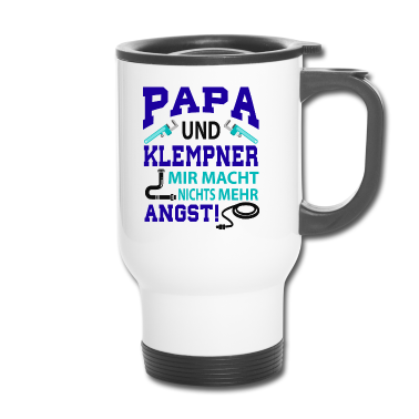 Geburtstagsgeschenk Vater Thermobecher - Klempner und Vater