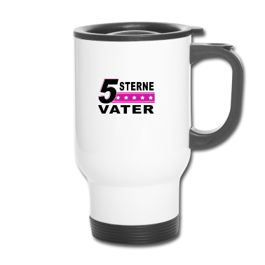 Geburtstagsgeschenk Vater Thermobecher - Fünf Sterne Vater