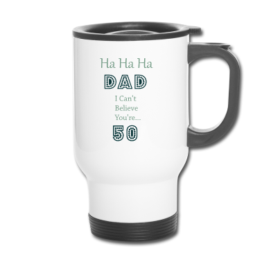 Geburtstagsgeschenk Vater Thermobecher - 50. Geburtstagsgeschenk für Papa Mama