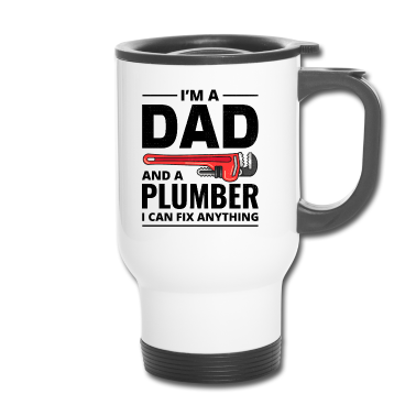 Geburtstagsgeschenk Vater Thermobecher - Klempner Klempner Handwerker Pipefitter Papa Vater