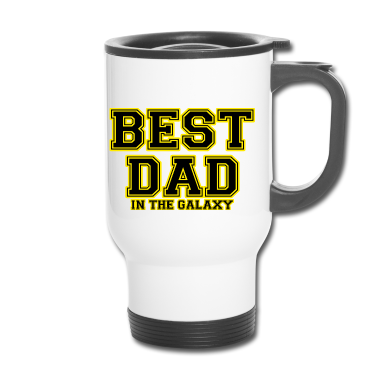Geburtstagsgeschenk Vater Thermobecher - bester Vater in der Galaxie