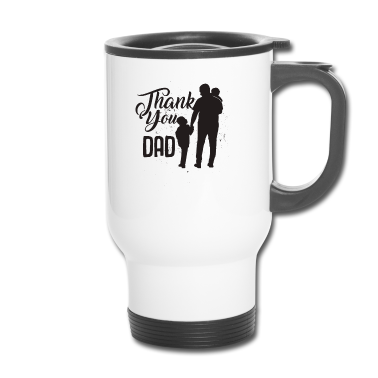 Geburtstagsgeschenk Vater Thermobecher - Mein Vater sein Geschenk I Für Papa I Danke Vater