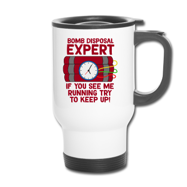 Geburtstagsgeschenk Vater Thermobecher - Awesome Expert Tshirt Design Bombenentsorgung Experte