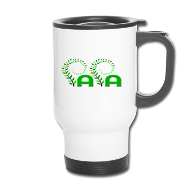 Geburtstagsgeschenk Vater Thermobecher - PAPA VATERTAG GEBURTSTAGSGESCHENKE GRUENE PFLANZEN