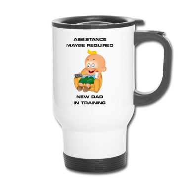 Geburtstagsgeschenk Vater Thermobecher - Neuer Vater im Training