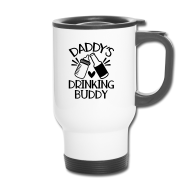 Geburtstagsgeschenk Vater Thermobecher - daddys drinking buddy Geschenk Vater Vatertag Vate