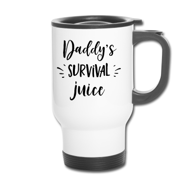 Geburtstagsgeschenk Vater Thermobecher - Daddy's Survival Juice Geschenk Vater Vatertag Vat