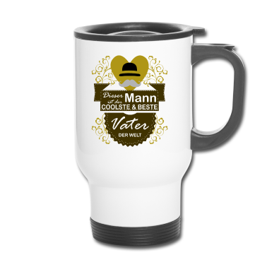 Geburtstagsgeschenk Vater Thermobecher - Vatertag Vater Papa Mann Coolste Der Welt