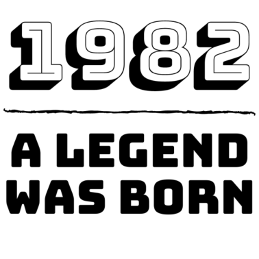 Motiv 1982 wurde eine Legende geboren - Geburtstagsgeschenk zum Geburtsjahr