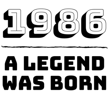 Motiv 1986 wurde eine Legende geboren - Geburtstagsgeschenk zum Geburtsjahr