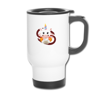 Geburtstagsgeschenk Vater Thermobecher - Einhorn Horoskop Krebs Geburtstagsgeschenk Idee