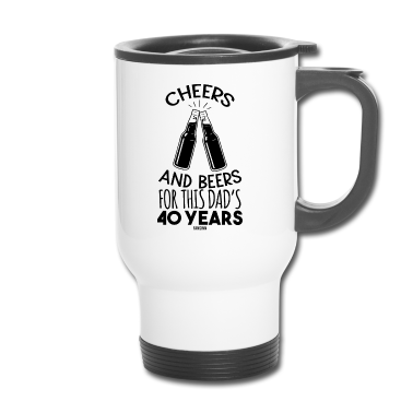 Geburtstagsgeschenk Vater Thermobecher - 40 Jahre alt Papa Geburtstagsgeschenk