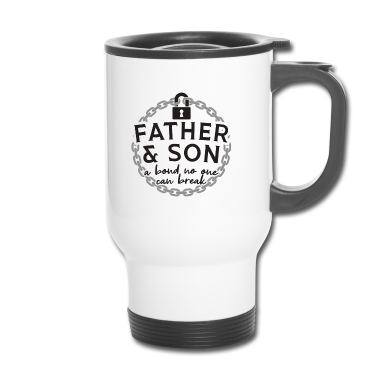 Geburtstagsgeschenk Vater Thermobecher - Vater Shirt Lustig Ein Bund den niemand bricht
