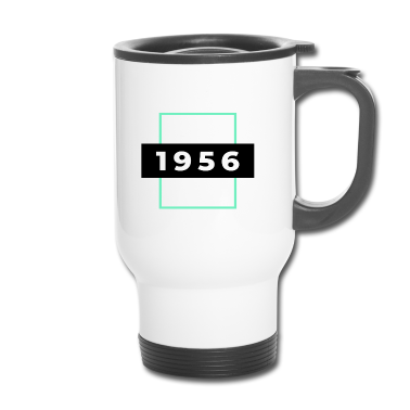 Geburtstagsgeschenk Vater Thermobecher - Geboren 1956. Klassisches 65. Geburtstagsgeschenk