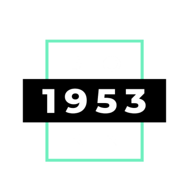 Motiv Geboren 1953. Klassisches 68. Geburtstagsgeschenk