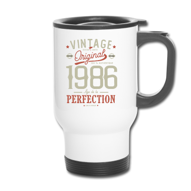 Geburtstagsgeschenk Vater Thermobecher - Alter Perfektion 1986 Humor Geburtstagsgeschenk