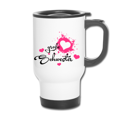 Geburtstagsgeschenk Vater Thermobecher - Große Schwester - Bestes Geburtstagsgeschenk